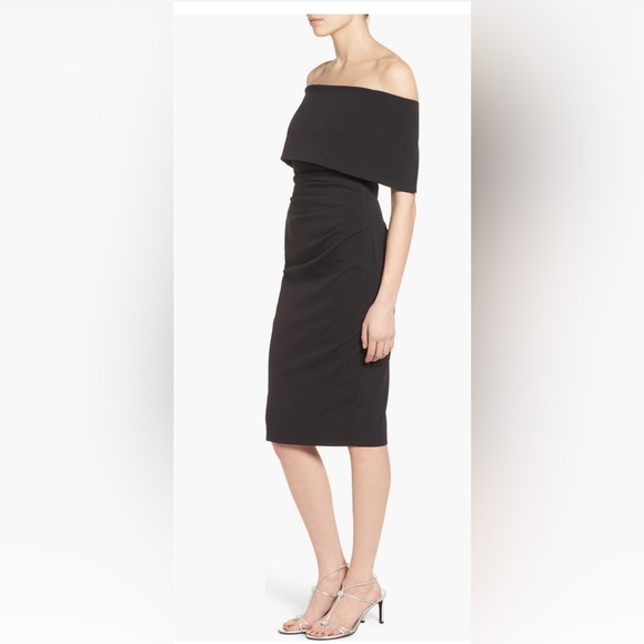 Vince Camuto Popover Cocktail Dress - Picture 2 of 5